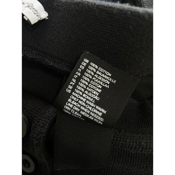 & Other Stories Black Knit Textured Button Jogger - Picture 2 of 7